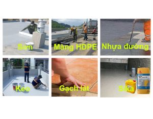 Vật liệu chống thấm sân thượng tốt nhất hiện nay