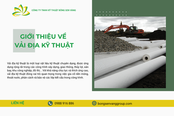 vải địa kỹ thuật là giải pháp tối ưu cho nền móng yếu
