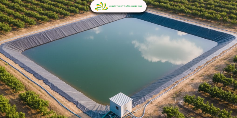 Ưu điểm của hồ chứa nước bằng bạt HDPE