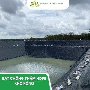 Bạt chống thấm HDPE khổ rộng