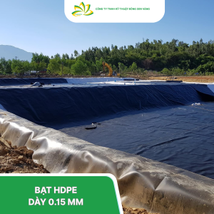 Bạt (màng) HDPE dày 0.15mm